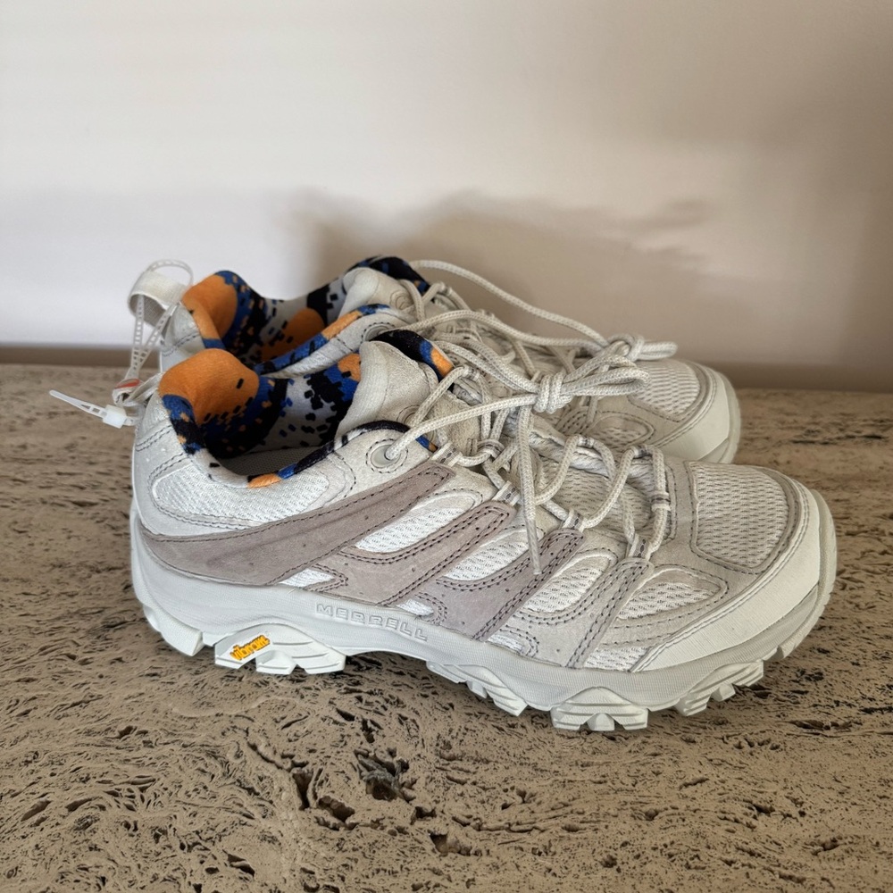 NWOB Merrell Moab 3 Flutter WMNS Beige / Khaki Hiking Shoes. Size 10. MSRP $140 - Picture 7 of 17